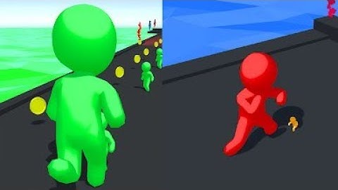 Color Run Stickman 3D Gameplay - stickman 3D game - birth gamer