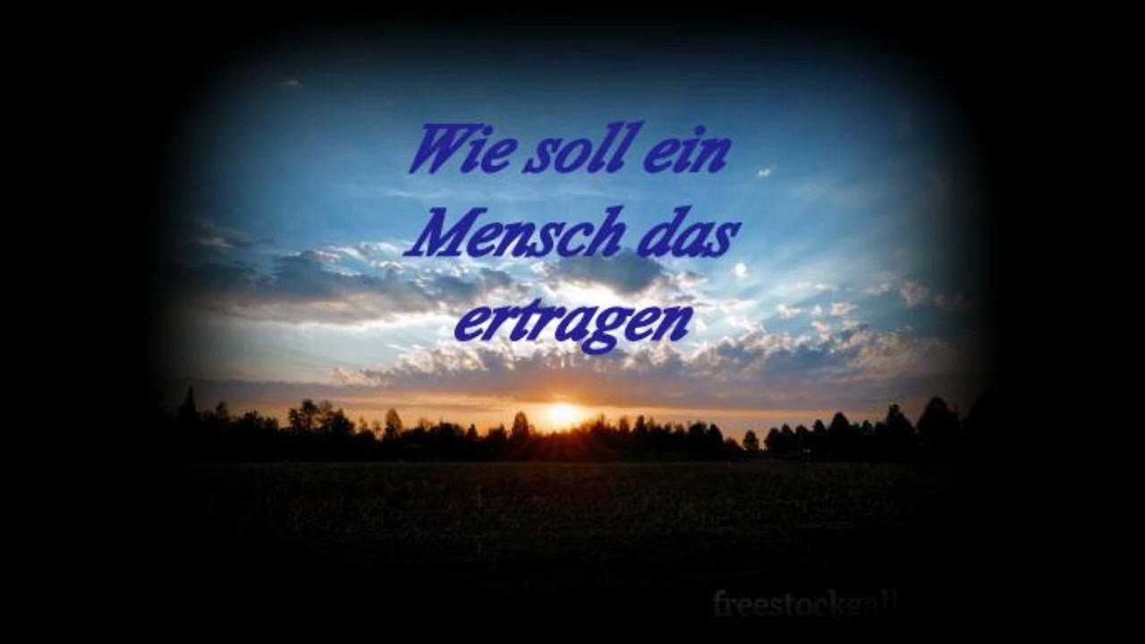 Wie Soll Ein Mensch Das Ertragen Chords www.youtube.com