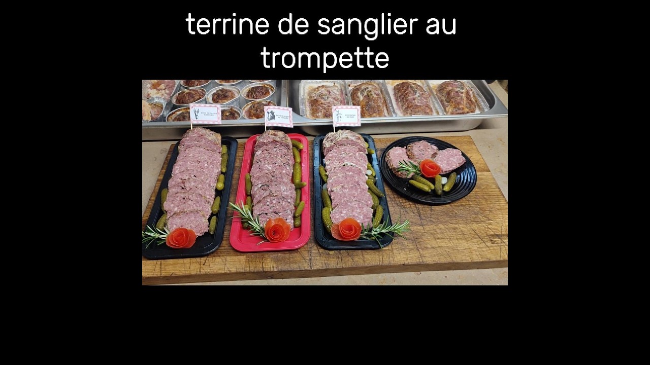 Terrine de sanglier au trompette
