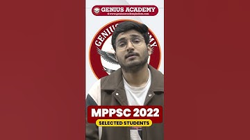 MPPSC Result 2022 | Selected Students | Genius Academy | Vivek Singh Rajawat
