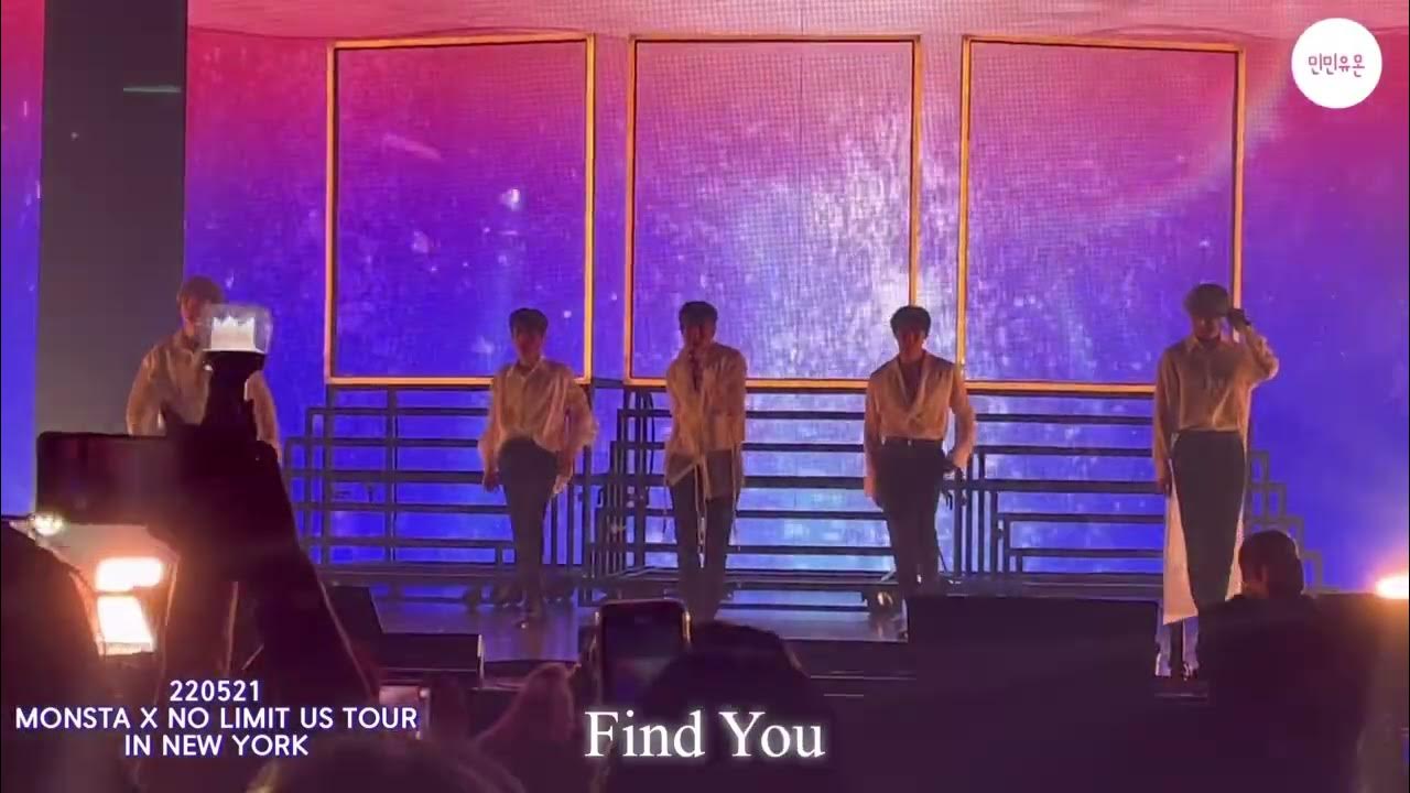 [몬스타엑스]220521 뉴욕 투어 Find You / MONSTA X US TOUR IN NEW YORK YouTube