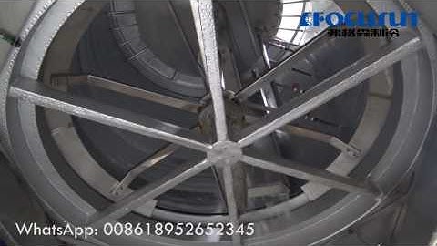 Focusun fresh water flake ice machine, 25T/day, evaporative cooling way way