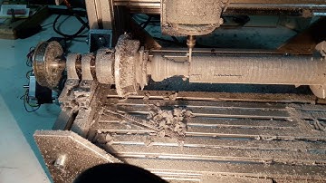 diy open build cnc with 4th axis.