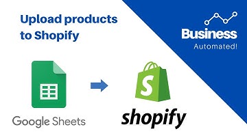 Automatically add new products to Shopify with Google Sheets