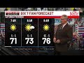 First Alert Forecast - Warm & less humid Sunday. Strong storms return Monday.