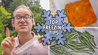 Top Tips for Freezing Garden Produce