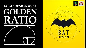 Create Golden Ratio Grid Design in Corel DRAW | Draw BAT Logo using Golden Ratio Circles / Grid