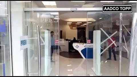 Aadco Topp T240 (Made in Italy) Automatic Sliding Door with Frameless Glass at Dubai, UAE