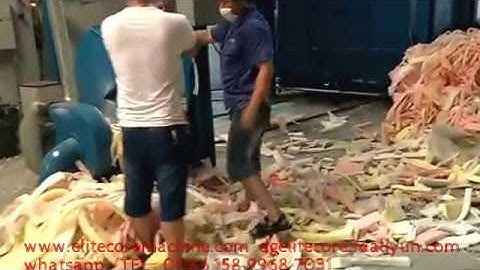 ECMT-127 Foam shredding machine