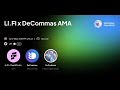 LI FI X DeCommas AMA