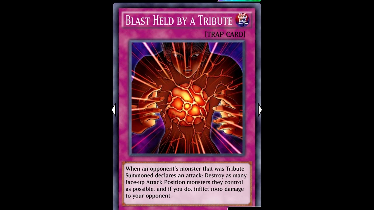 Yugioh Duel Links - Blast Held by a Tribute