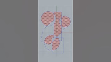 Curve Boolean for Hatches in Rhino 8 #tutorial #rhino3d #hatch #architecturestudent