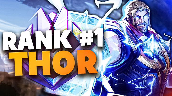 What RANK #1 THOR Gameplay Looks Like in Marvel Rivals...