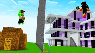 Trolei meu INIMIGO com CASA PRONTA na BATALHA DE CONSTRUÇÃO do MINECRAFT