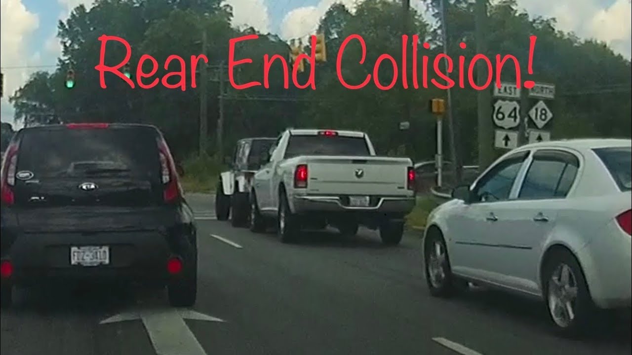 Ramming Rear Jeep gets RAMmed | Rear End Collision - YouTube