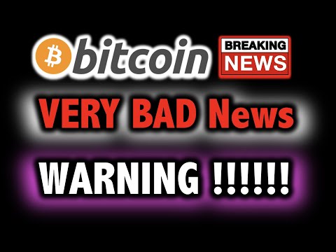 VERY BAD for Bitcoin?!! MAJOR DUMP SOON?! 🛑 Crypto Analysis TA Today & BTC Cryptocurrency Price News