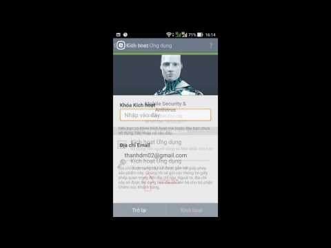 cách cài đặt eset mobile security Android