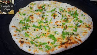 Garlic Naan Recipe | Garlic Naan on Tawa | Naan Recipe Without Oven | Quick & Easy