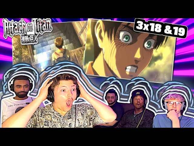 THIS IS TOO MUCH! First Time Reaction to Attack on Titan | Midnight Sun u0026 The Basement class=