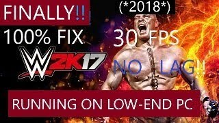 WWE 2K17 on low-end pc smoothly How!|100%GUARANTEE|New Trick |No Lag 60FPS|how to play wwe 2k17|2021 screenshot 2