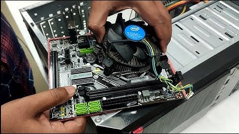 Step by Step Guide Installing an Intel CPU on a Lapcare H110 Motherboard