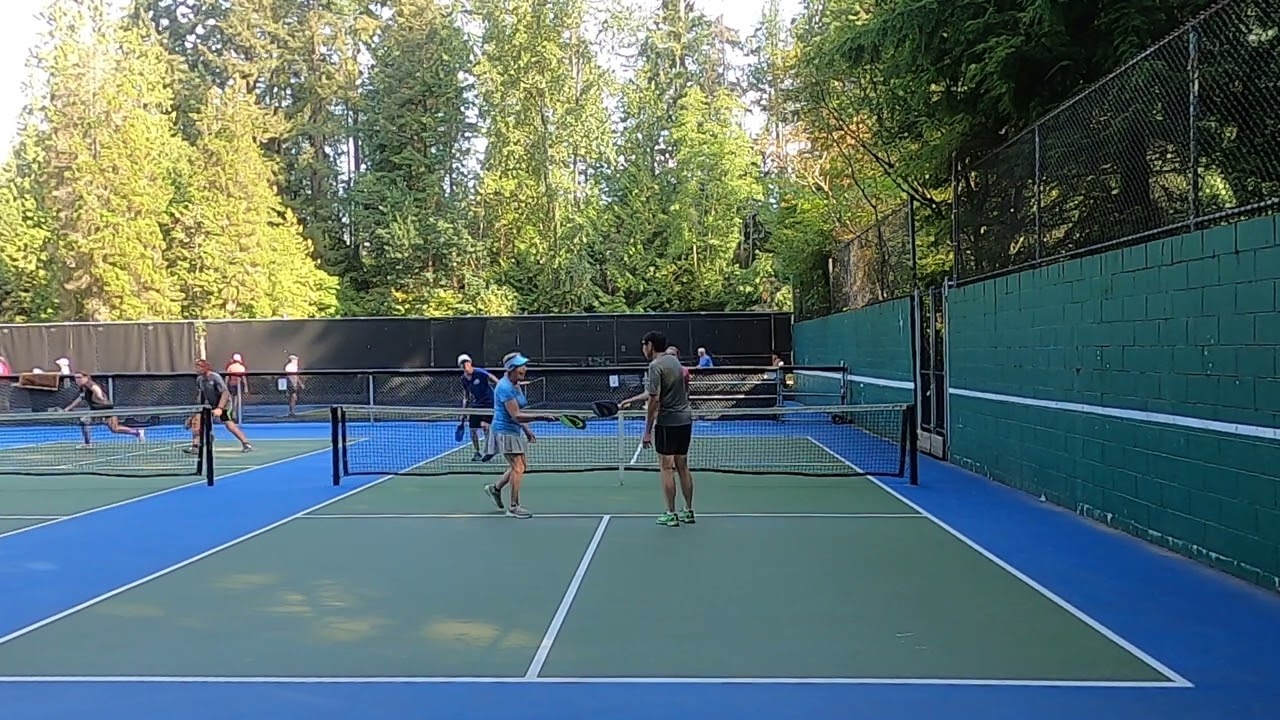 GH010264 Pickleball play at Murdo Frazer park in North Vancouver