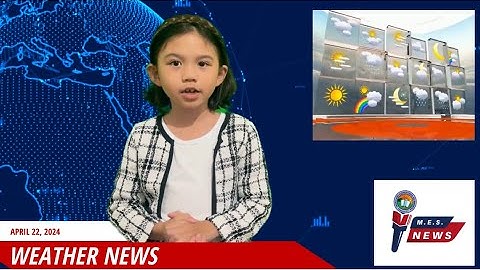 Weather News Reporting - Grade 1 Science Performance Task