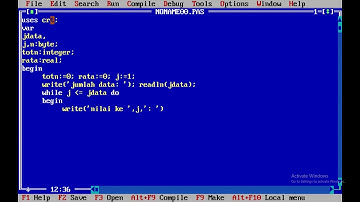 [LOOPING] - WHILE DO - Menghitung Jumlah Rata-Rata Nilai yang Diinputkan Sebanyak N kali