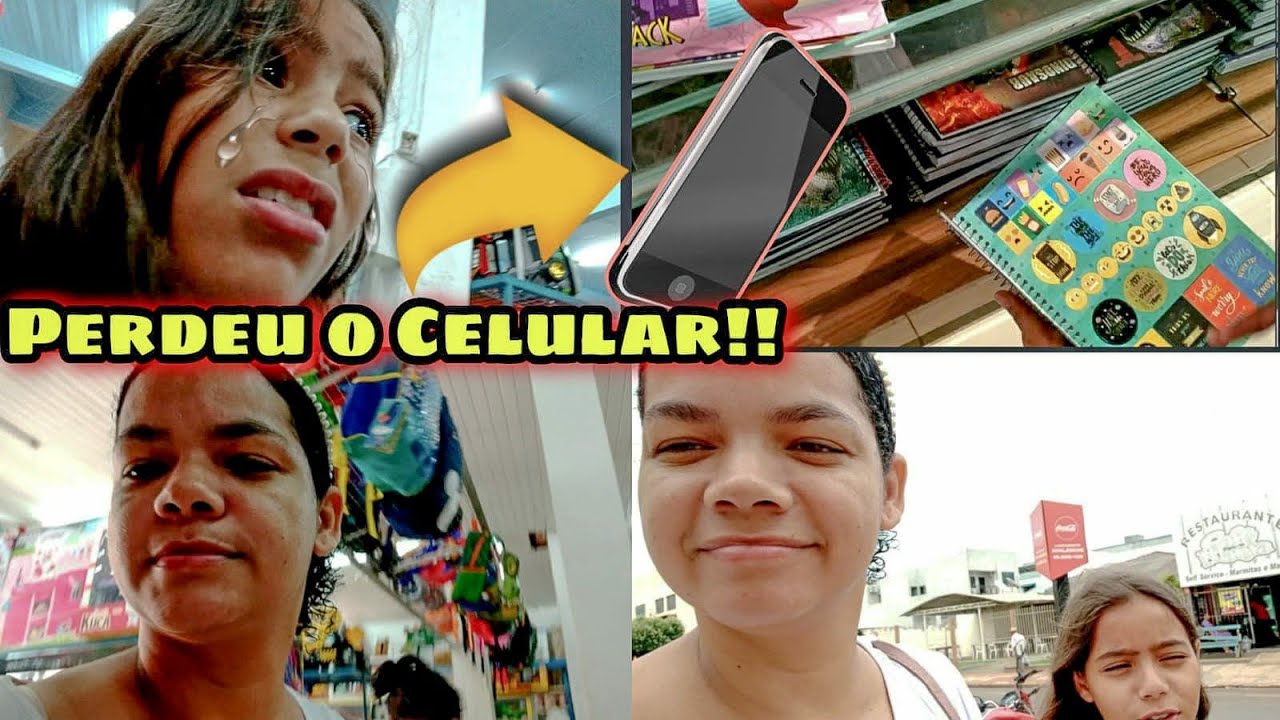 😰 ELA PERDEU O CELULAR NA LOJA DE MATERIAL ESCOLAR - YouTube
