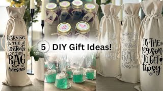 Christmas DIY Gifts: Soap, Jam &amp; Dog Cookies with Cricut Christmas Cards, Gift Tags, Wine Bags |ASMR