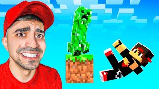 بلوك واحد #2 : طلع لي كريبر و جلطني - Minecraft One Block