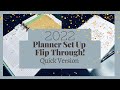 My Happy Planner Flip Through Quick Version || Frankenplanner 2022 Set Up