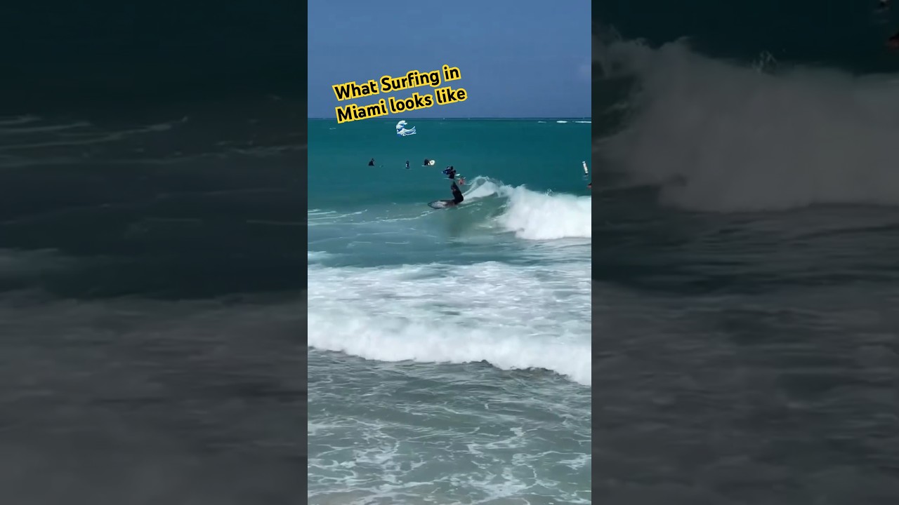 What Surfing in Miami looks like!!! 
