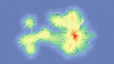 Procedural map generation: Capitals placement