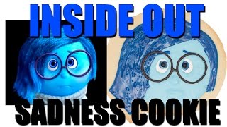 Inside Out Sadness Cookies and Birthday Cake Topper!  Perfect for parties, kids, Disney fans