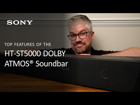 Sony HT-ST5000 Dolby Atmos® Soundbar | Product Overview