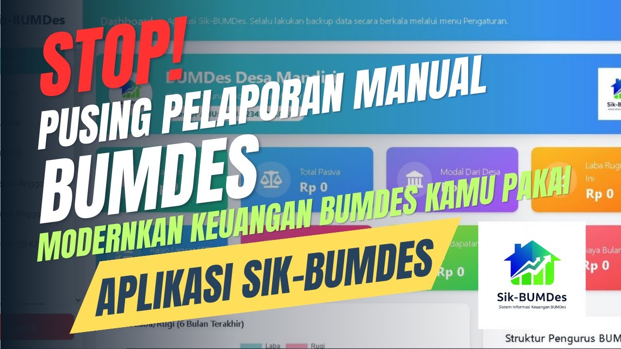 STOP PUSING PEMBUKUAN MANUAL ! Modernkan Keuangan BUMDes Kamu dengan ...