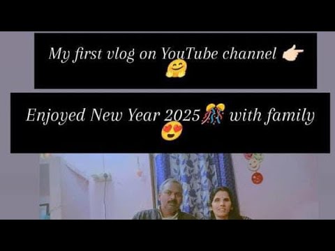My First Vlog on Youtube channel 🤗📸|| And First vlog of 2025 ️|| New ...