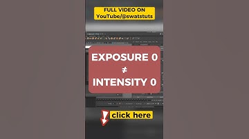 zero intensity vs zero exposure in lights in cgi and vfx