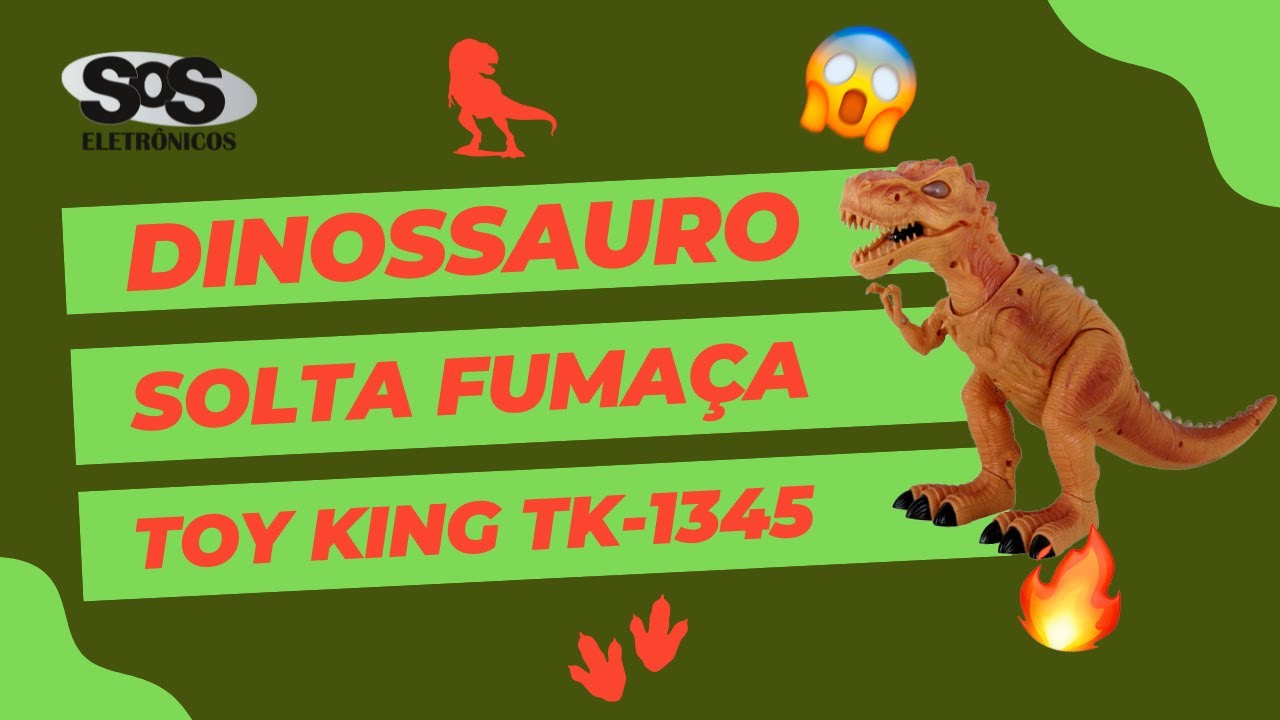 Dinossauro Robô BBR Toys Braquiossauro Com Movimentos Luzes e Som