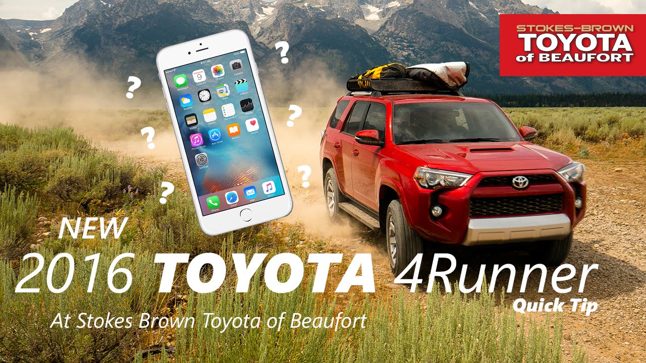 How to connect your iPhone to your 4-Runner? - YouTube