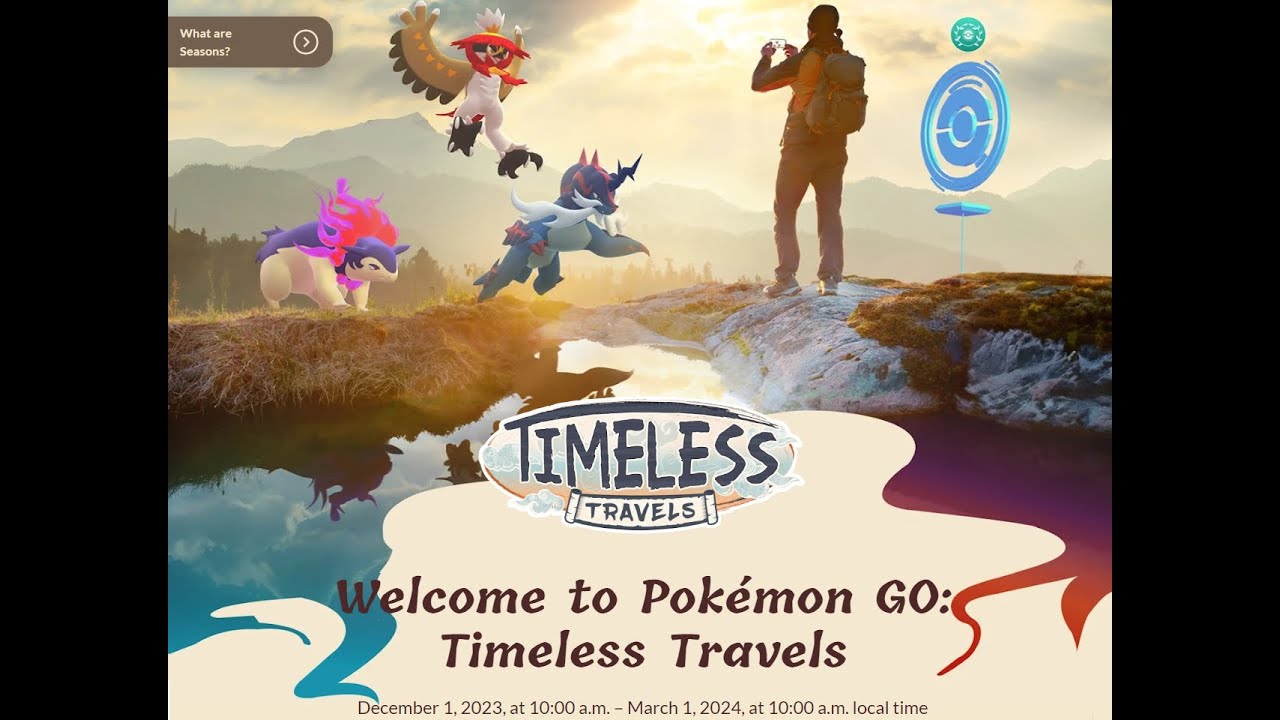 Welcome to Pokémon GO: Timeless Travels