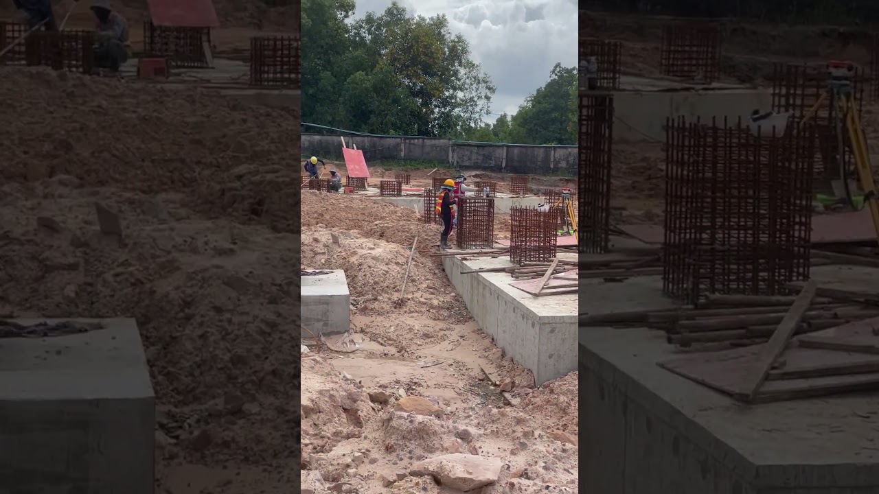 Steel plate installation 