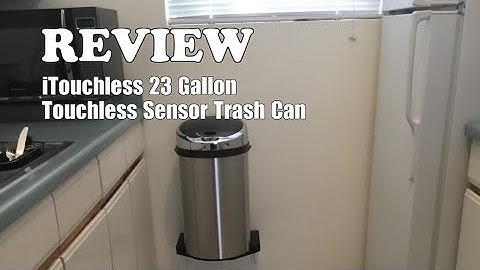 iTouchless 23 Gallon Touchless Trash Can Review | Odor Control & Wheels (2025)