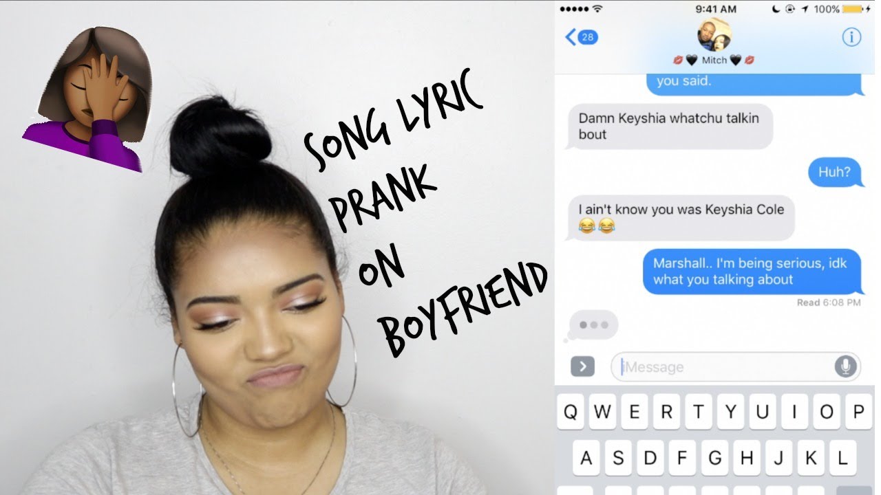 Song Lyric Prank on Boyfriend FAIL!!! Say Goodbye  Chris Brown  YouTube