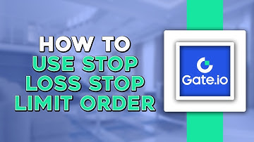 How To Use Stop Loss  Stop Limit Order on Gate io (Easiest Way)