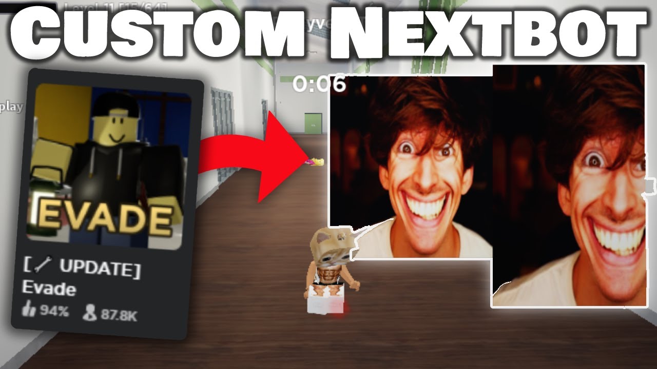 How To BECOME A NEXTBOT in EVADE ROBLOX (NEW UPDATE) 