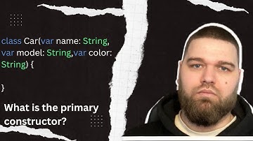 Primary Constructor in Kotlin - Object Oriented Programming