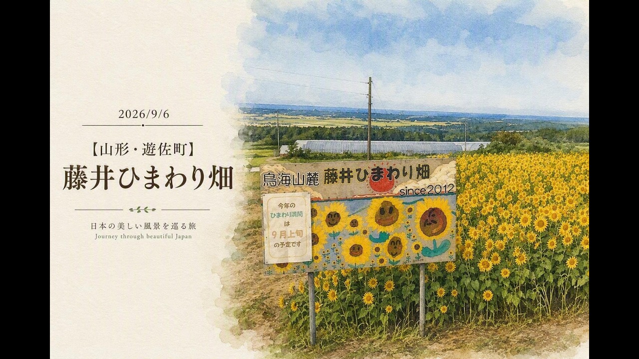 2026/09/06 [Yamagata] Sunlit September Sunflowers | Fujii