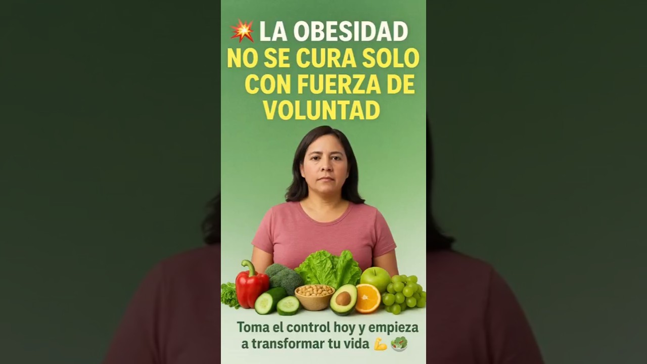 La obesidad no se cura solo con fuerza de voluntad. No es tu culpa si no logras bajar de peso